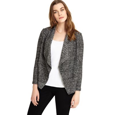 Sizes 12-26 Charcoal polly jacket